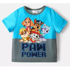 Camiseta Infantil Patrulha Pata Manga Curta ( 18-24 Meses )