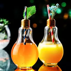 Criativo lâmpada barra de vidro cocktail