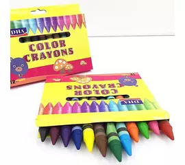 12 cores - lápis de cera