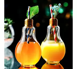 Criativo lâmpada barra de vidro cocktail